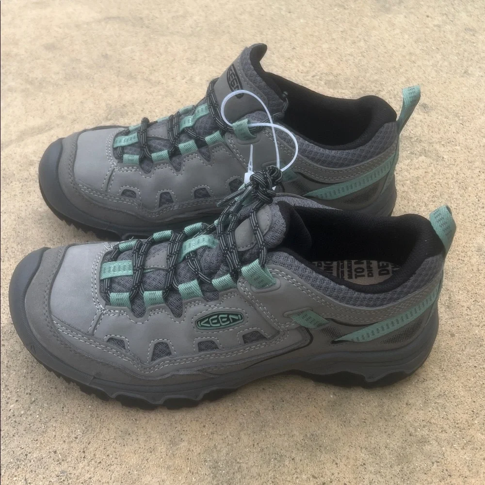 KEEN Targhee IV Waterproof Granite Green Hiking Shoes Women's Size 9 NWOB